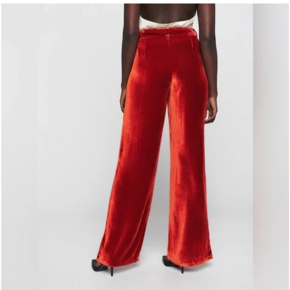 Reformation Petites Wes Velvet Pant - Picture 3 of 10
